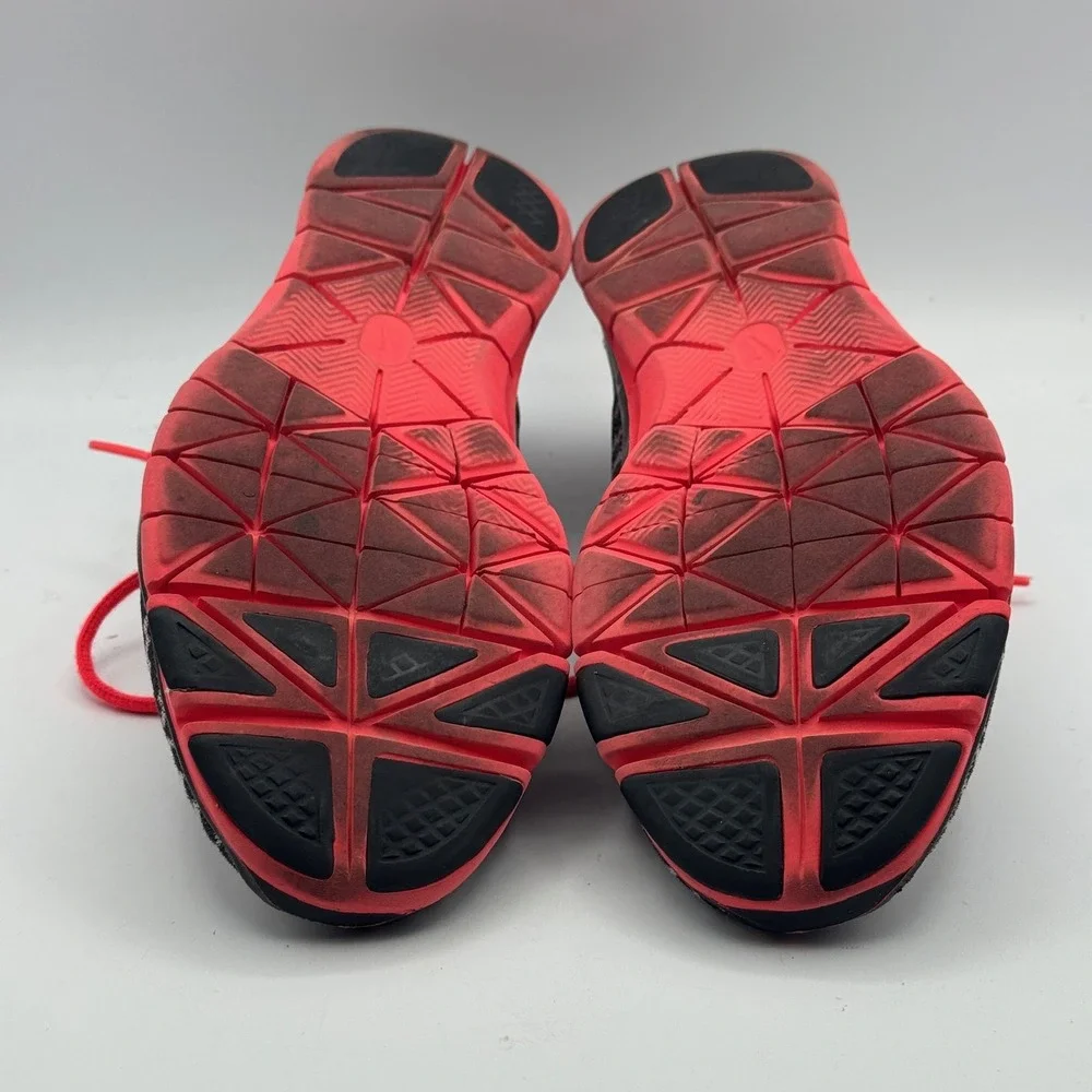 Nike Free 5.0 Shoes Mens Size 9 Black‎ Red White Patterned Lightweight Running